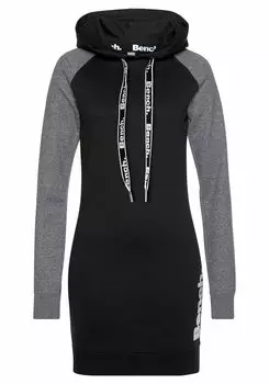 Платье Bench, антрацит-черный