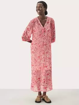 Платье berit с пейсли Part Two, красный/разноцветный