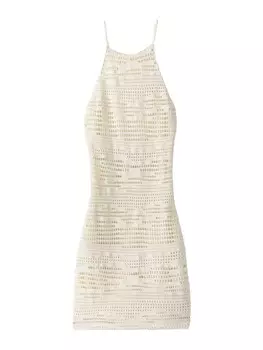 Платье Bershka, экрю