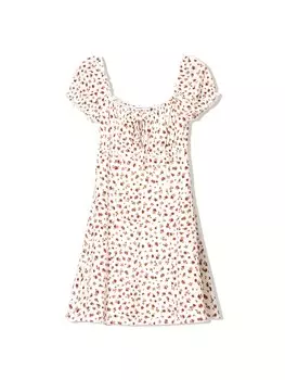 Платье Bershka, белый