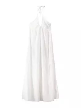 Платье Bershka, белый