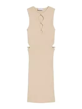 Платье Bershka, бежевый
