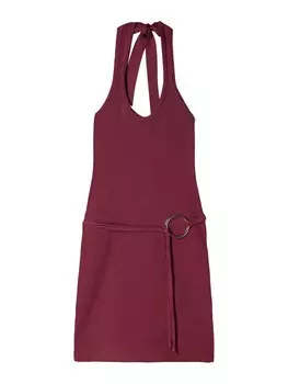 Платье Bershka, бордовый