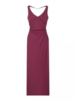 Платье Bershka, цвет Aubergine