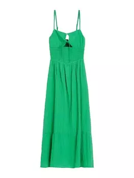 Платье Bershka, цвет Grass green