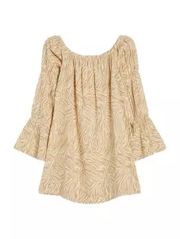 Платье Bershka, кэмел