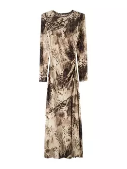 Платье Bershka, песочный