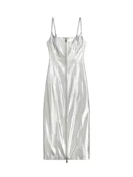 Платье Bershka, серебряный