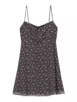 Платье Bershka, серый