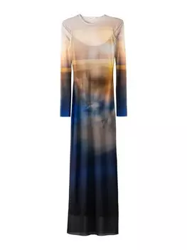 Платье Bershka, синий