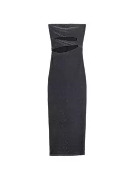 Платье Bershka, темно-серый