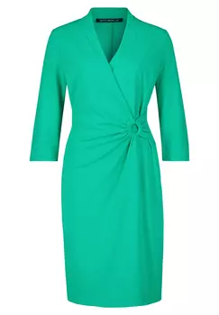 Платье Betty Barclay Jersey mit Raffung, зеленый