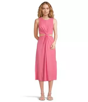 Платье Beyond Yoga Around The World Front Twist Dress, цвет Carnation Pink