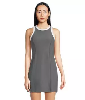 Платье Beyond Yoga Spacedye Outlines Dress, цвет True Gray Heather/Cloud White