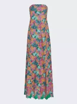 Платье без бретелек Christopher Esber, цвет hibiscus