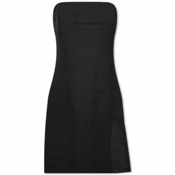 Платье без бретелек Sandy Liang Walsh, черный