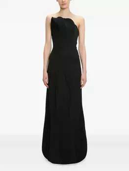 Платье без бретелек Victoria Beckham, черный