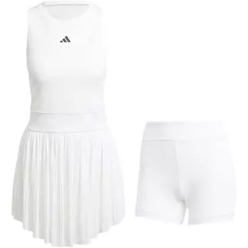 Платье без рукавов AEROREADY женское белое Adidas