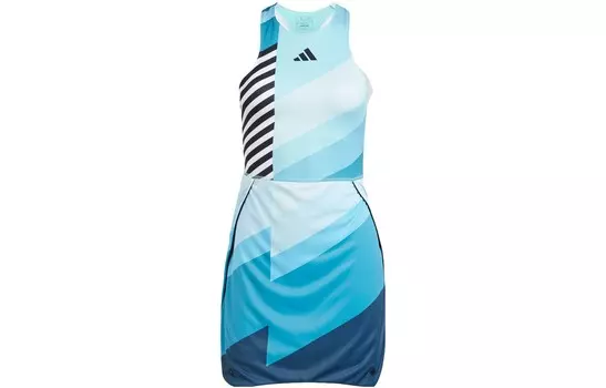Платье без рукавов AEROREADY женское синее Adidas