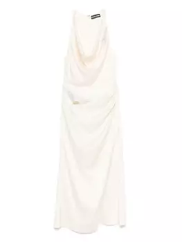 Платье без рукавов David Koma, нейтральный
