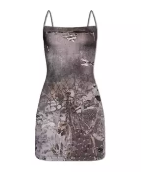 Платье без рукавов Diesel, серый