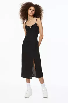 Платье без рукавов H&M, черный