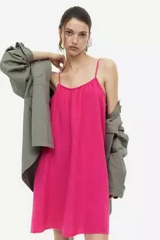 Платье без рукавов H&M, вишневый