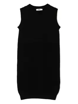 Платье без рукавов MSGM Kids, черный