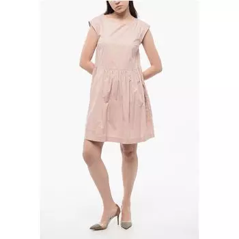 Платье без рукавов Popeline из хлопка Woolrich, мультиколор