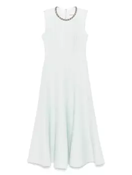 Платье без рукавов Roland Mouret, зеленый