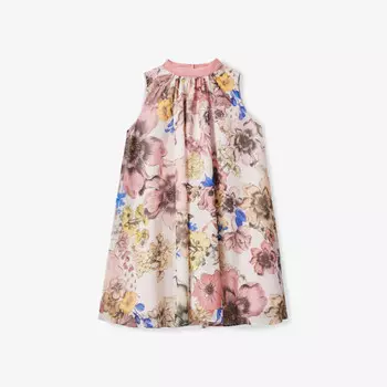 Платье без рукавов с цветочным принтом, 4-14 лет Reiss, розовый