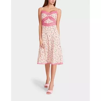 Платье без рукавов с лентой Betseys Коралловое Betsey Johnson, цвет Coral Cloud