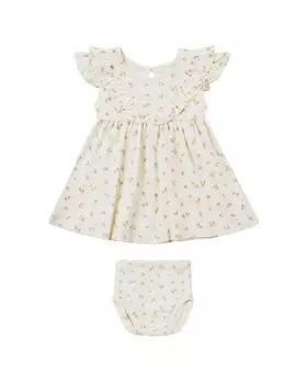 Платье без рукавов с оборками Quincy Mae, оранжевый