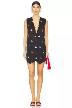 Платье без рукавов с принтом "Леденец" Fiorucci, multi