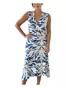 Платье без рукавов с принтом Oceana Veronica M