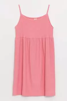 Платье без рукавов с вырезом Lc Waikiki, розовый