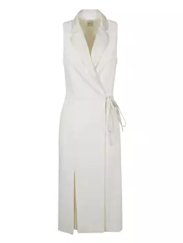 Платье без рукавов с запахом Paul Smith, нейтральный