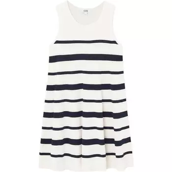 Платье без рукавов женское белое Cos