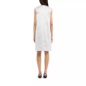 Платье без рукавов женское белое Prada