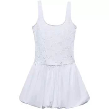 Платье без рукавов женское белое Zara