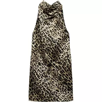 Платье без рукавов женское многоцветное Zara