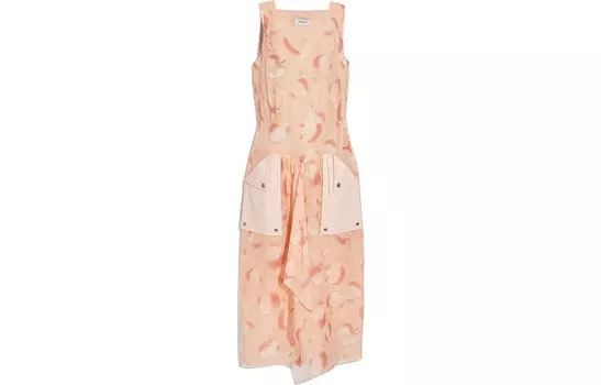 Платье без рукавов женское оранжевое Coach