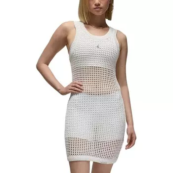 Платье без рукавов женское парусное белое Jordan