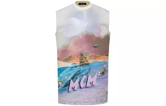 Платье без рукавов женское разноцветное MCM, мультиколор