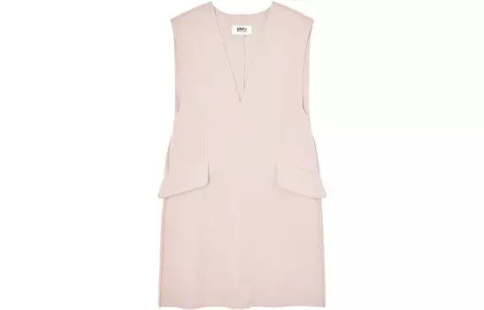 Платье без рукавов женское розовое Mm6 Maison Margiela