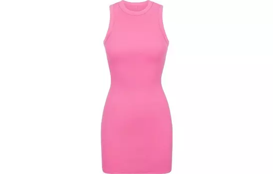 Платье без рукавов женское розовое Skims