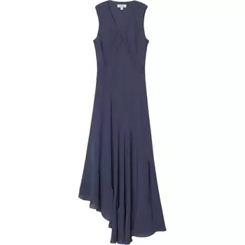 Платье без рукавов женское синее Cos