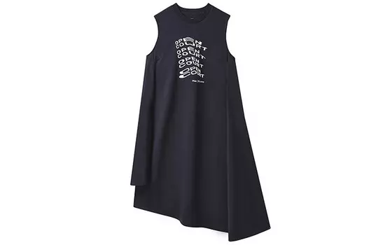 Платье без рукавов женское темно-синее Fila