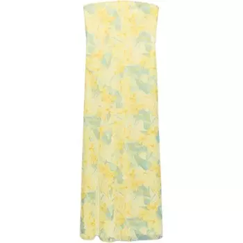 Платье без рукавов женское желтое Zara