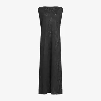 Платье безрукавное Allsaints Kaito с лодочным вырезом, серый